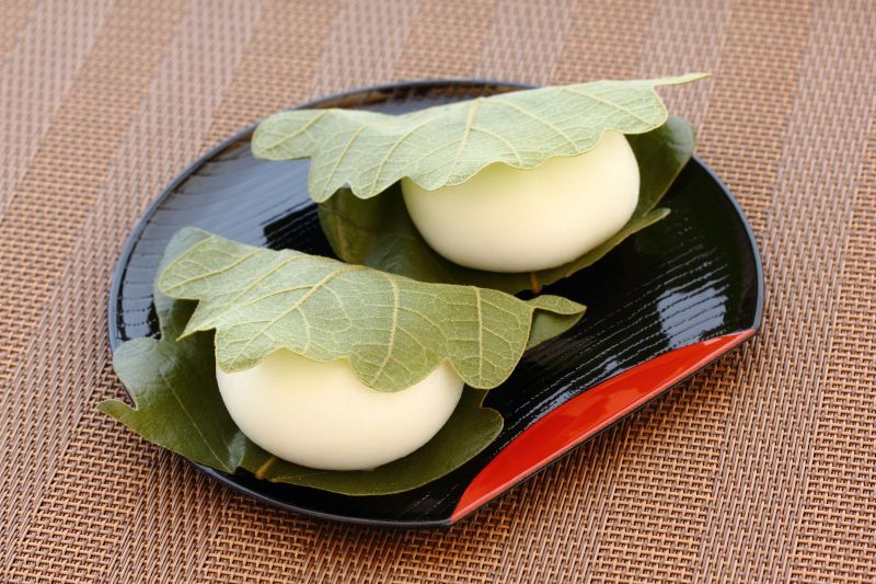 Wagashi Kashiwa Mochi th&aacute;ng 5
